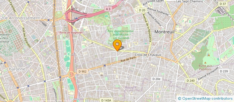 localisation de l'entreprise PAILLASSON LOGO.COM à MONTREUIL