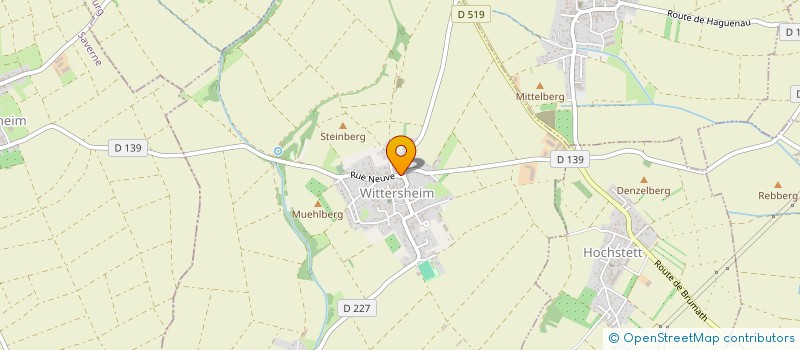 localisation de l'entreprise PAILLE ARMAND à WITTERSHEIM