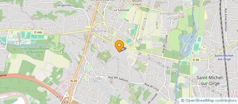 localisation de l'entreprise PAILLE EN QUEUE à LINAS
