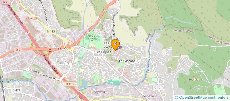 localisation de l'entreprise PAILLE G ET CARERI A à VITROLLES