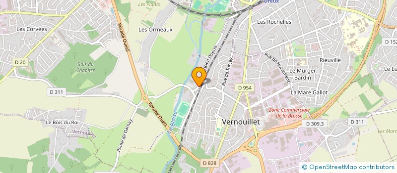 localisation de l'entreprise PAILLE SAINT-SULPICE à VERNOUILLET