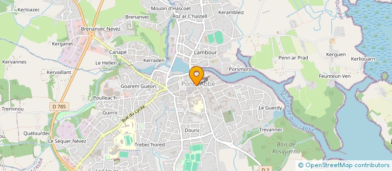 localisation de l'entreprise PAILLENKEU29 à PONT-L'ABBE