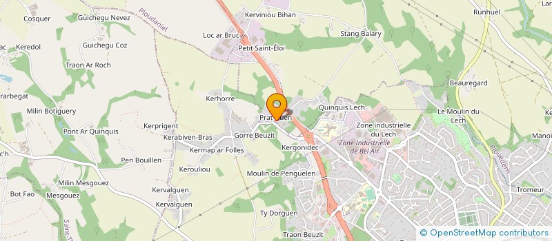 localisation de l'entreprise PAILLER COMPETITION  PLOUEDERN