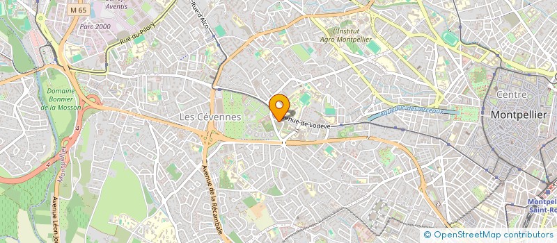 localisation de l'entreprise PAILLERET à MONTPELLIER