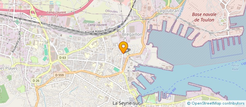 localisation de l'entreprise PAILLES EN FOLY'S à LA SEYNE-SUR-MER