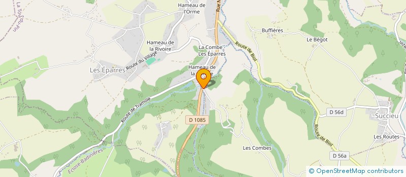 localisation de l'entreprise PAILLET INDUSTRIE à NIVOLAS-VERMELLE