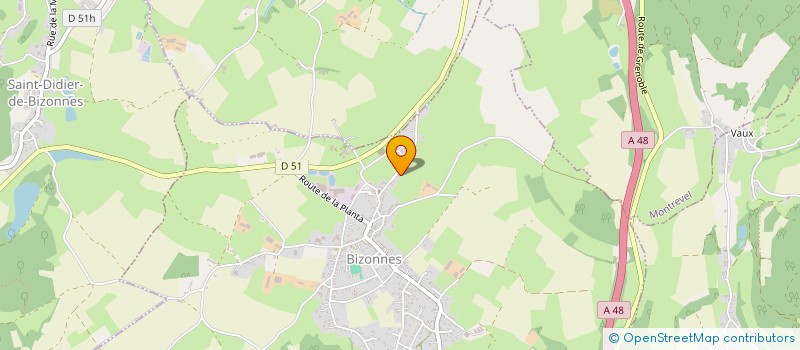 localisation de l'entreprise PAILLET SARL  BIZONNES