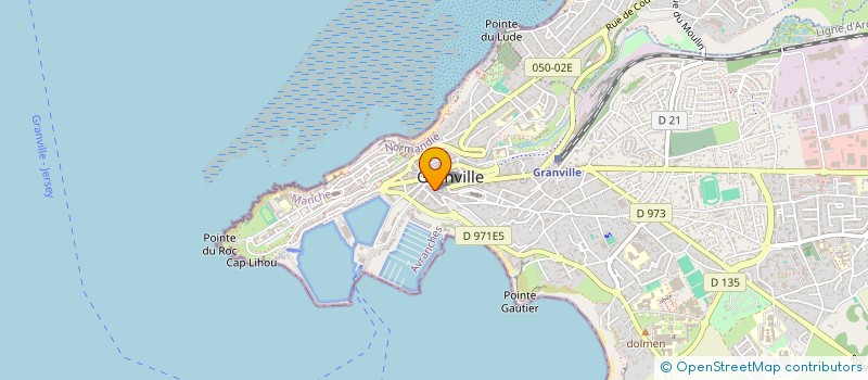 localisation de l'entreprise PAILLETTE à GRANVILLE