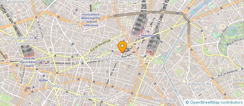 localisation de l'entreprise PAILLETTE  PARIS