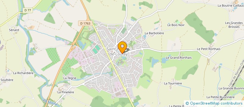 localisation de l'entreprise PAILLETTE à MONTAIGU-VENDEE