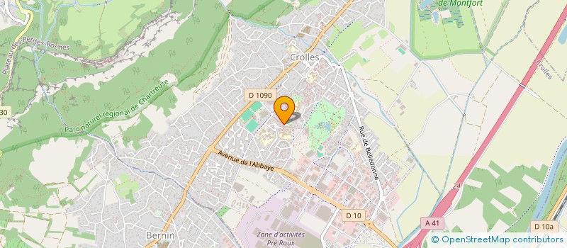 localisation de l'entreprise PAILLETTE & CO'S  CROLLES