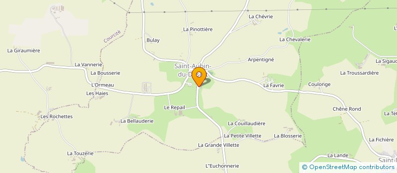 localisation de l'entreprise PAILLETTES & CO  SAINT-AUBIN-DU-DESERT