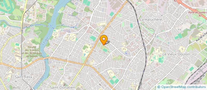 localisation de l'entreprise PAILLETTES & SI à NANTES