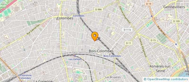 localisation de l'entreprise PAILLEUX-DEZEHARD à BOIS-COLOMBES