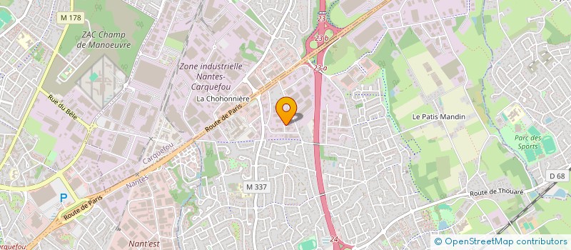 localisation de l'entreprise PAILLIS DE GALICE à SAINTE-LUCE-SUR-LOIRE
