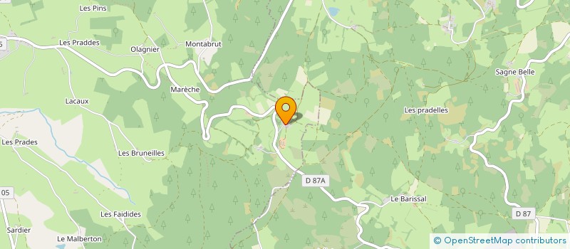 localisation de l'entreprise PAILLIS TRANSACTIONS  CUNLHAT