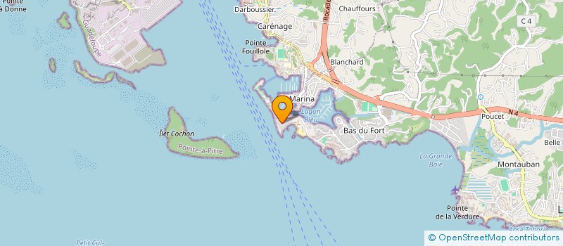 localisation de l'entreprise PAILLON  LE GOSIER