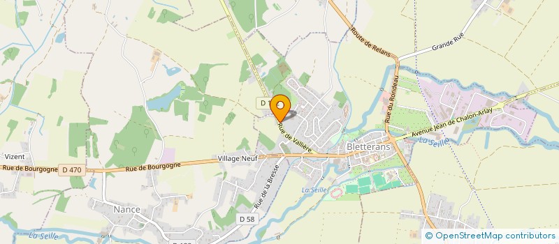 localisation de l'entreprise PAILLOT EST PLANTES  BLETTERANS