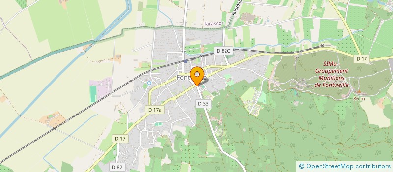 localisation de l'entreprise PAILLOTTE DES ALPILLES  FONTVIEILLE