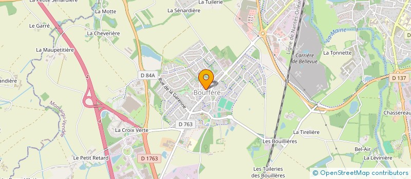 localisation de l'entreprise PAILLOU IMMO à MONTAIGU-VENDEE