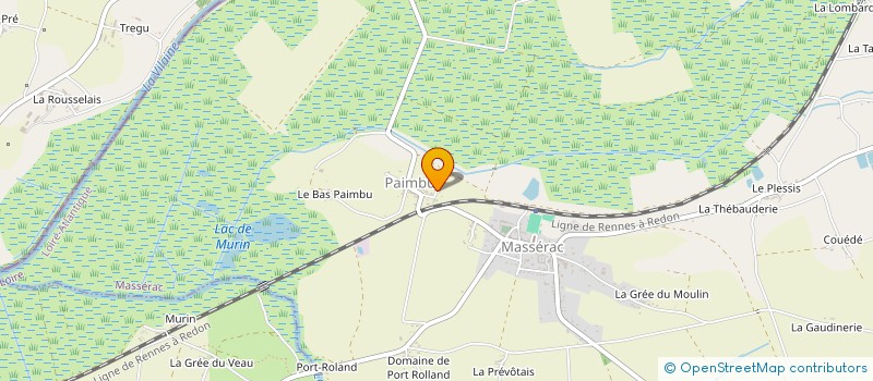 localisation de l'entreprise PAIM'BULLE  MASSERAC