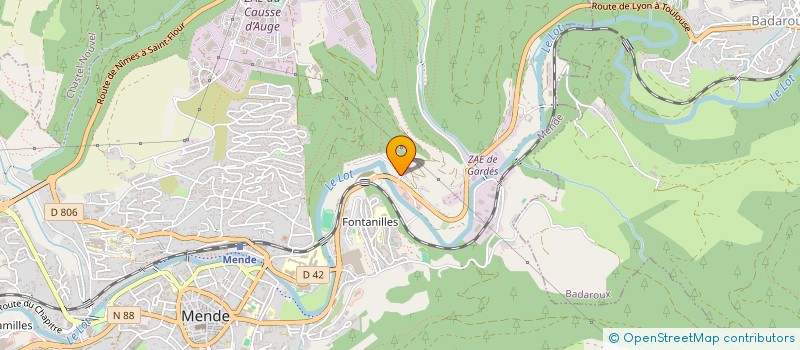 localisation de l'entreprise PAIMA  MENDE