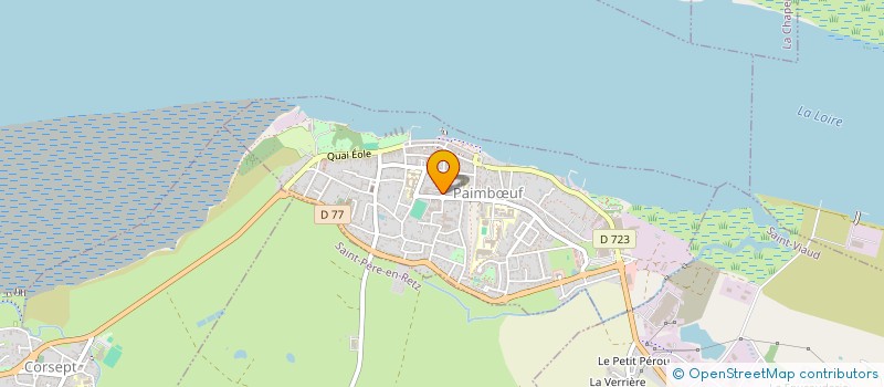 localisation de l'entreprise PAIMBOEUF ETUDES  PAIMBUF