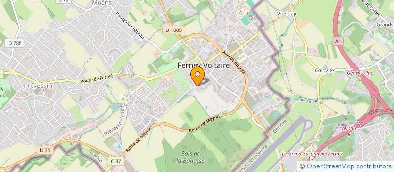 localisation de l'entreprise PAIMBOEUF-MEYRIN à FERNEY-VOLTAIRE