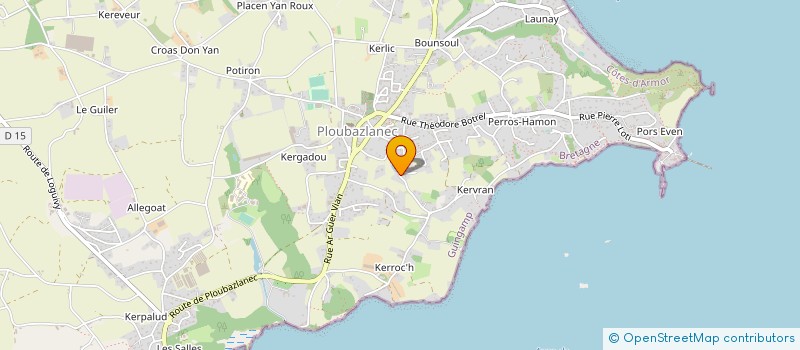 localisation de l'entreprise PAIMPOL NEGOCE à PLOUBAZLANEC