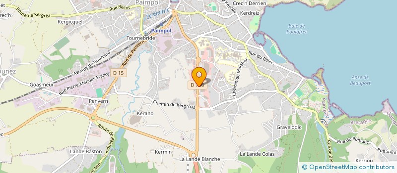 localisation de l'entreprise PAIMPOL SERVICES AUTO à PAIMPOL