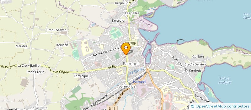 localisation de l'entreprise PAIMPOLIRA à PAIMPOL