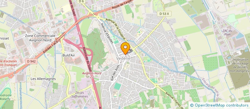 localisation de l'entreprise PAIN'02 à VEDENE