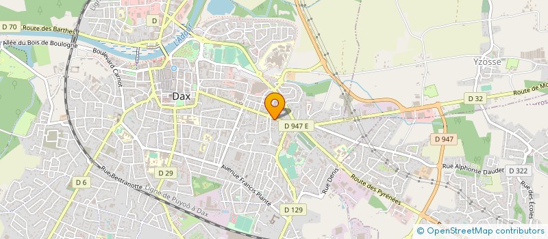 localisation de l'entreprise PAIN 974 à DAX