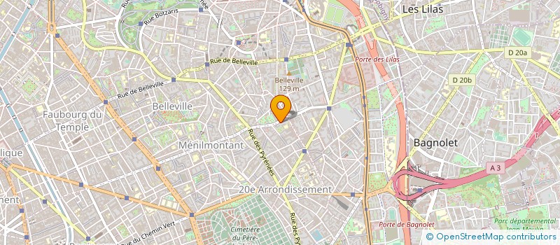 localisation de l'entreprise PAIN AU LAIT -LE CLOWN  PARIS