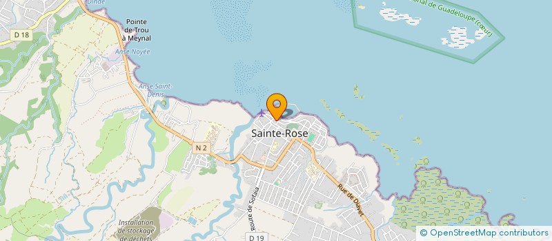 localisation de l'entreprise PAIN AW  SAINTE ROSE