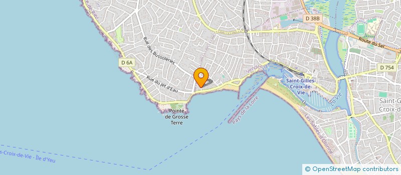 localisation de l'entreprise PAIN-BEURRE à SAINT-GILLES-CROIX-DE-VIE