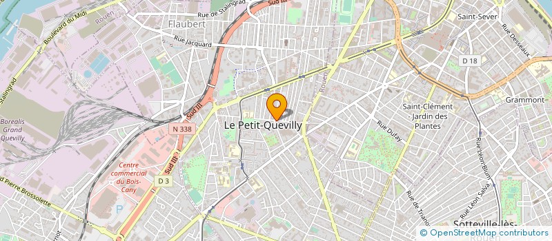 localisation de l'entreprise PAIN BIO SCOP à LE PETIT-QUEVILLY