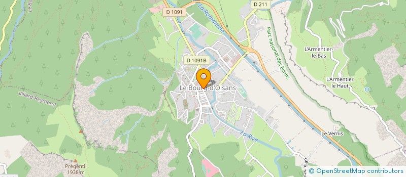 localisation de l'entreprise PAIN BOLOGNE  LE BOURG-D'OISANS