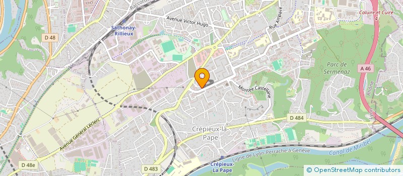 localisation de l'entreprise PAIN CHAUD BOILEAU SARL  RILLIEUX-LA-PAPE