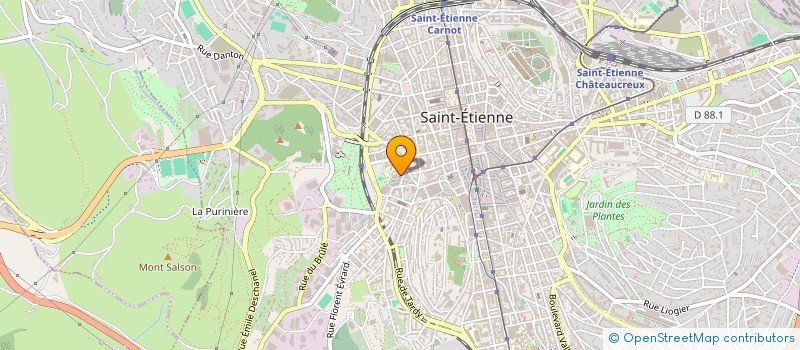 localisation de l'entreprise PAIN CHAUD DE LA TARENTAIZE à SAINT-ETIENNE