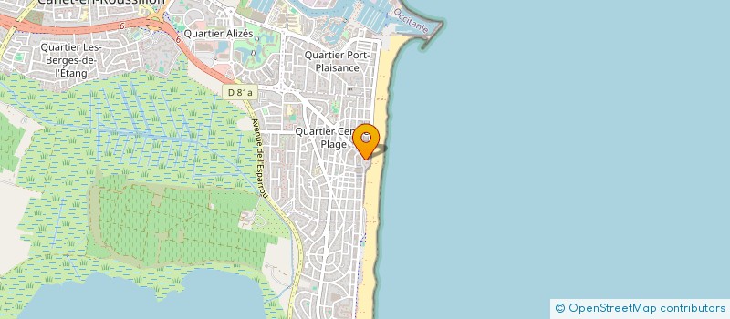 localisation de l'entreprise PAIN & CO  CANET-EN-ROUSSILLON