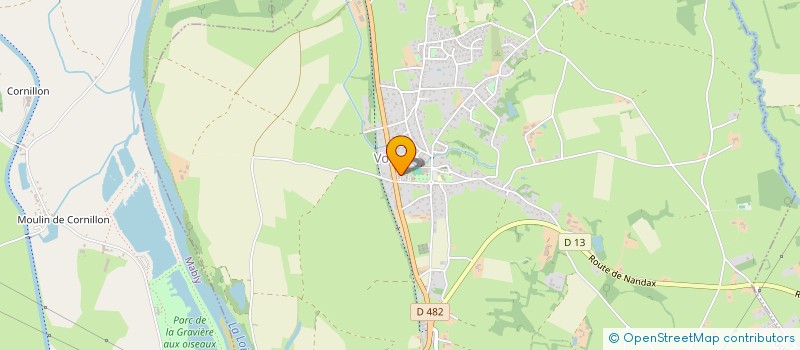 localisation de l'entreprise PAIN & CO'  VOUGY