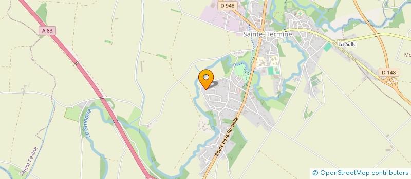localisation de l'entreprise PAIN CONCEPT à SAINTE-HERMINE
