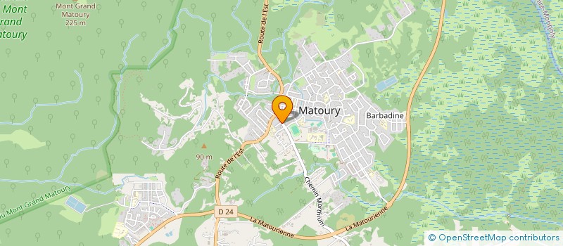 localisation de l'entreprise PAIN D'ALLEGRESSE à MATOURY