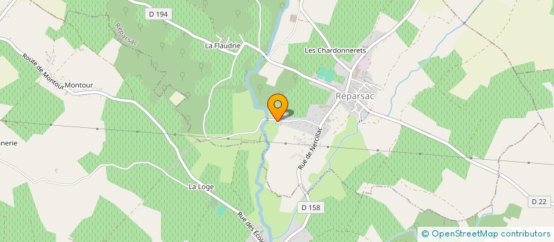 localisation de l'entreprise PAIN D'AMI  REPARSAC