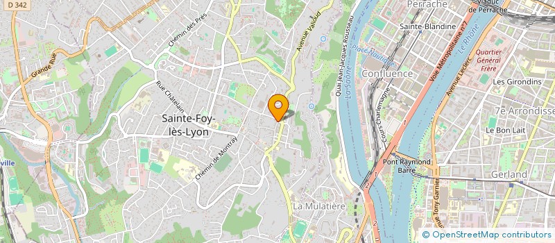 localisation de l'entreprise PAIN D'EPICE  SAINTE-FOY-LES-LYON