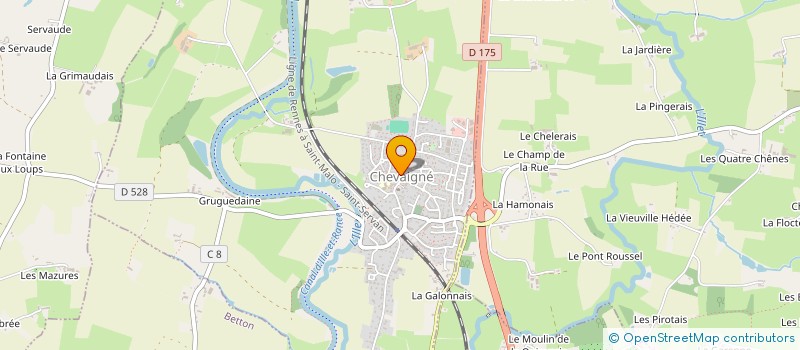 localisation de l'entreprise PAIN D'EPICE à CHEVAIGNE