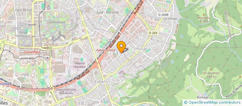 localisation de l'entreprise PAIN D'EPICES  EYBENS