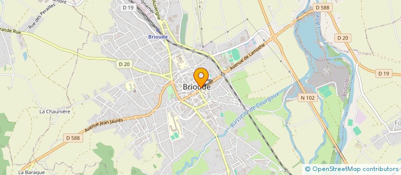 localisation de l'entreprise PAIN D'EPICES - EPICERIE SOLIDAIRE DE BRIOUDE à BRIOUDE