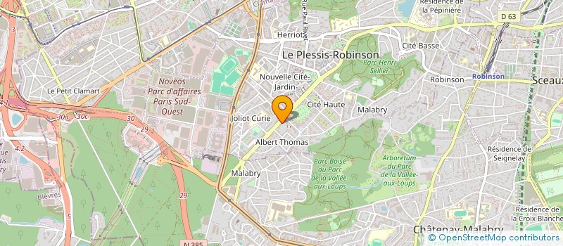 localisation de l'entreprise PAIN D'OR à LE PLESSIS-ROBINSON